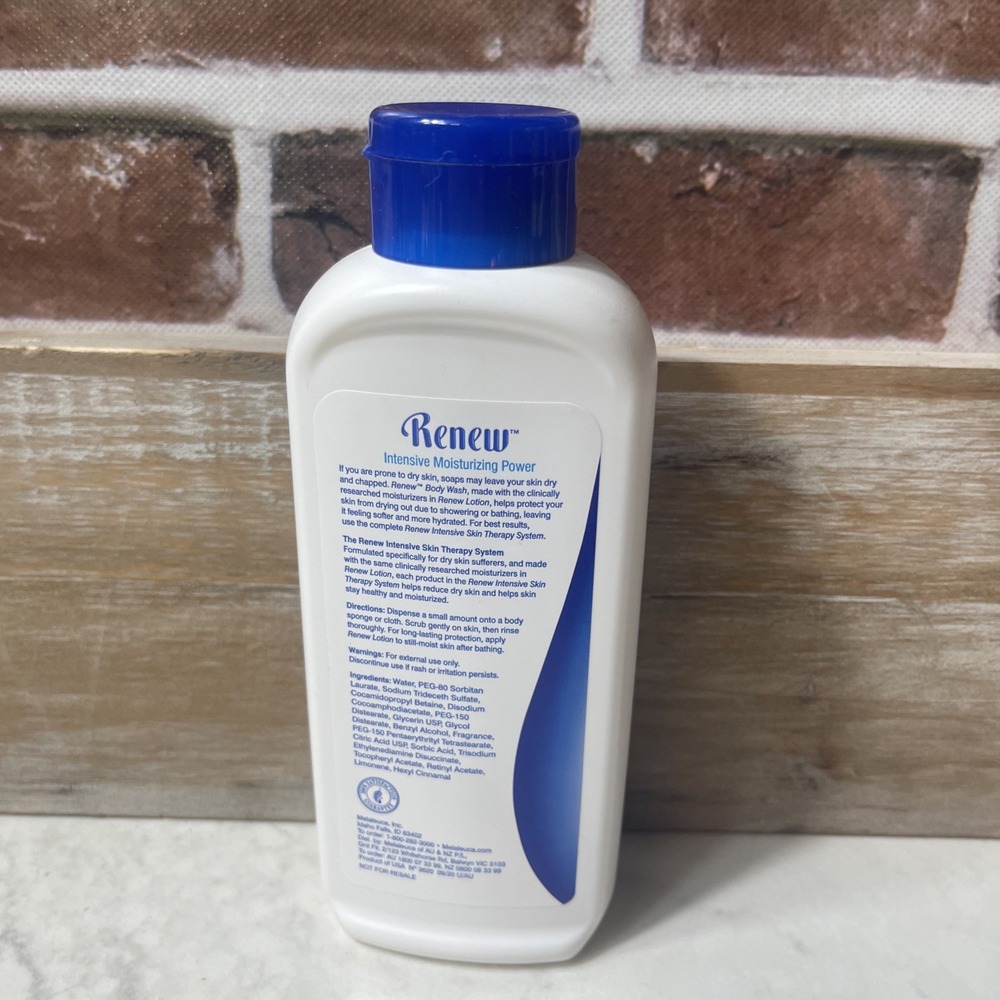 Melaleuca Renew Body Wash Intensive Skin Therapy, 12oz, Moisturizing, New Sealed - Picture 2 of 4